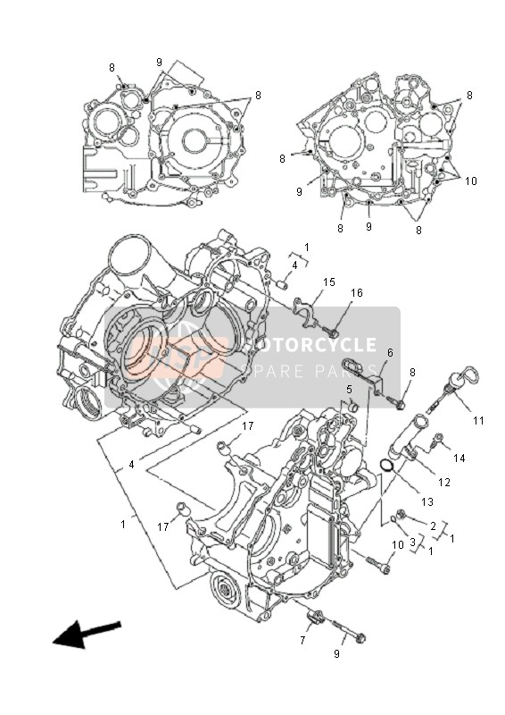 Yamaha YFM700 GRIZZLY EPS SE 2011 Carter per un 2011 Yamaha YFM700 GRIZZLY EPS SE