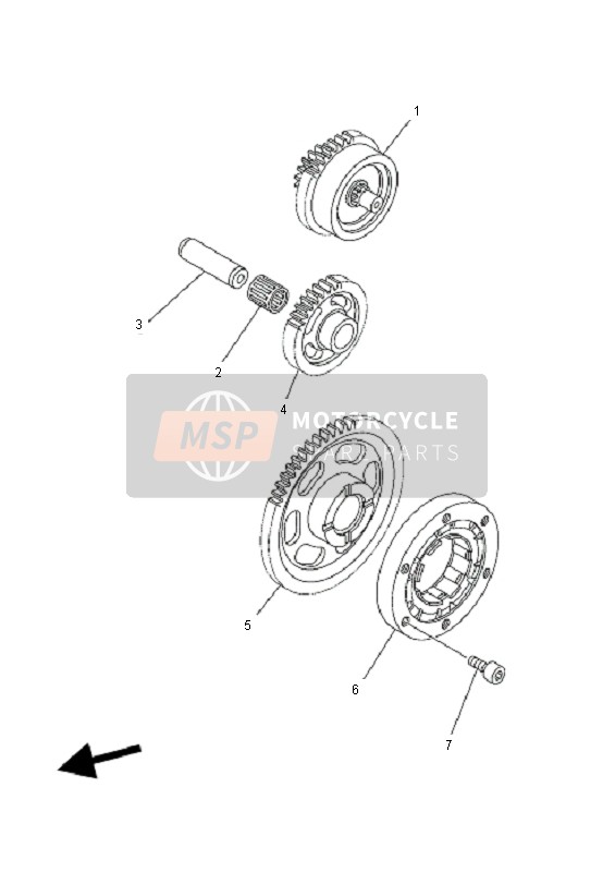 Yamaha YFZ450R 2011 Starter 2 for a 2011 Yamaha YFZ450R