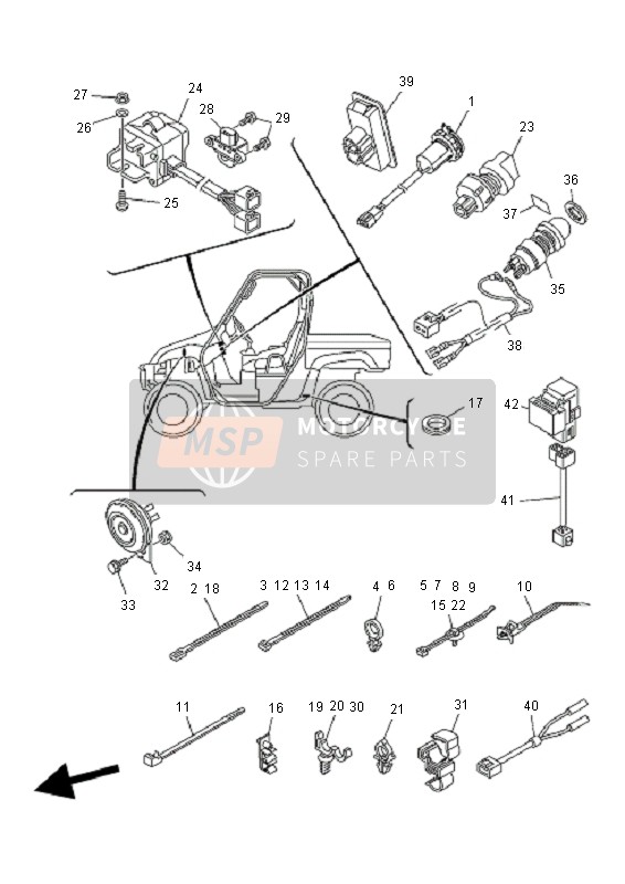 Yamaha YXR700F RHINO 2011 Electrical 2 for a 2011 Yamaha YXR700F RHINO