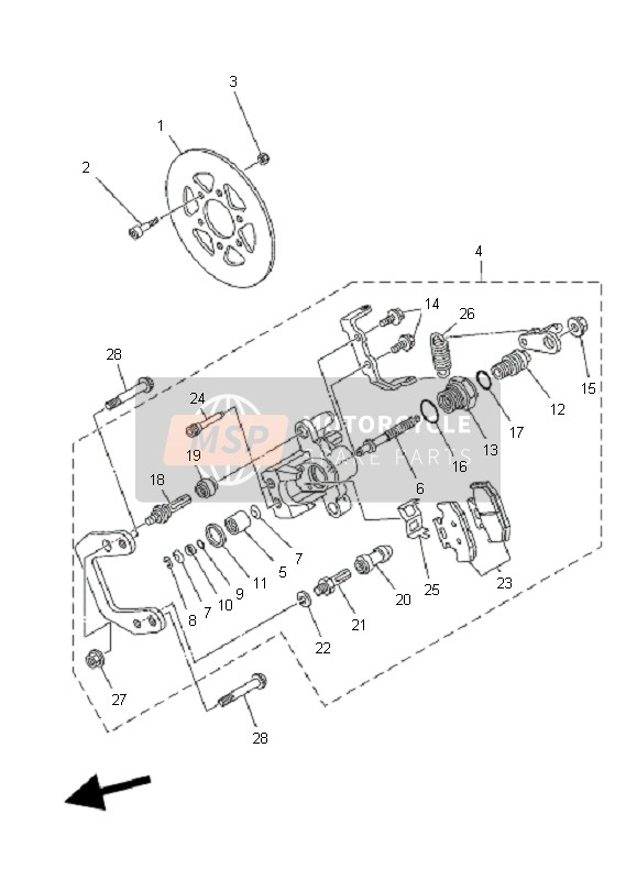 BREMSSATTEL HINTEN 2