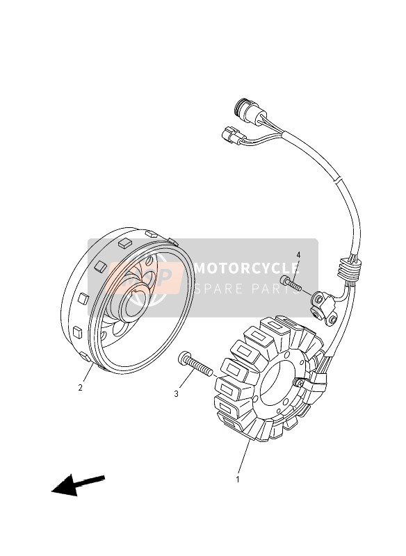 Yamaha YFM700R SE 2012 Générateur pour un 2012 Yamaha YFM700R SE