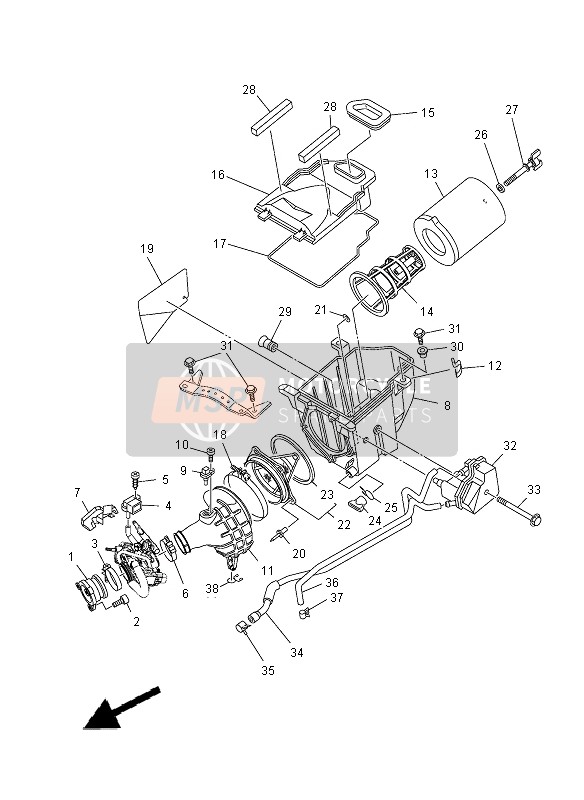 Yamaha YFZ450R SE 2012 Consumo para un 2012 Yamaha YFZ450R SE