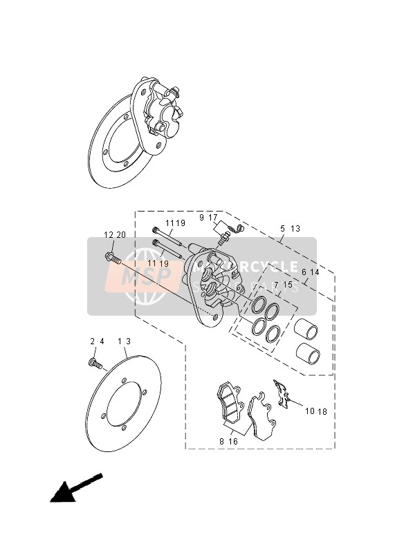 Rear Brake Caliper