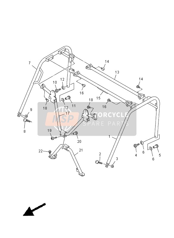 Yamaha YXR700F 2012 Garde 2 pour un 2012 Yamaha YXR700F