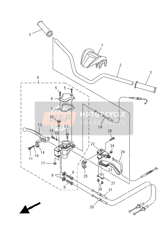 Stuurhandvat & Kabel