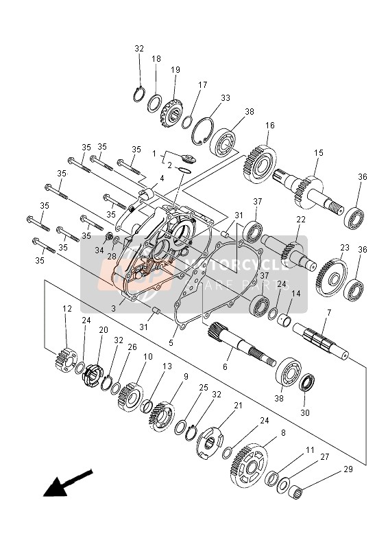 1SCE74220000, Journal 1, Yamaha, 0