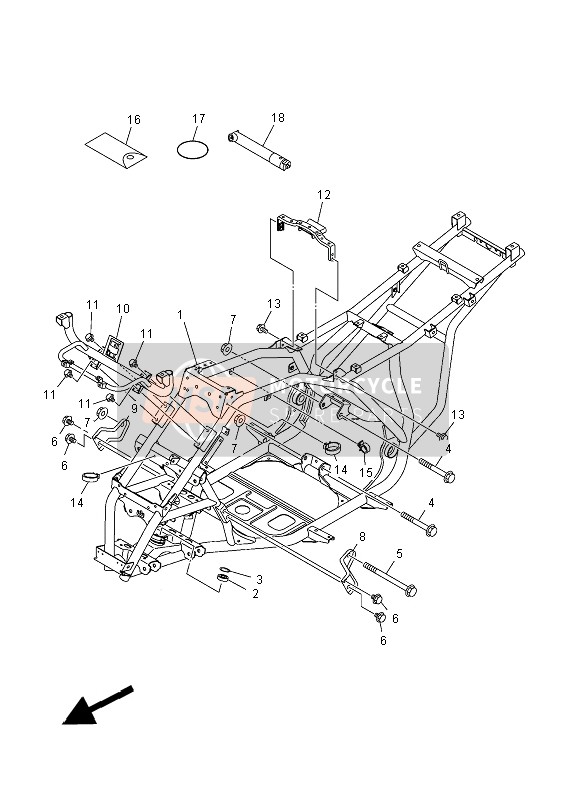 43DF11C20000, Clip, Yamaha, 0