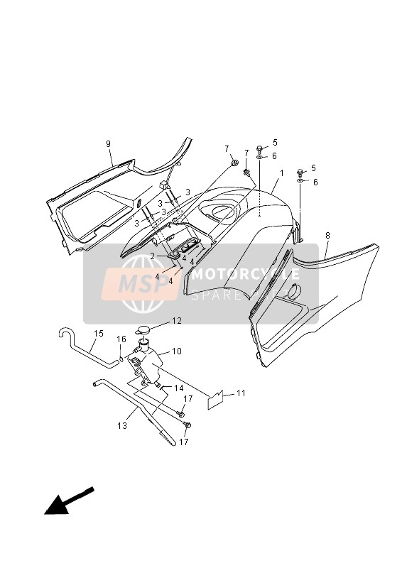 1SCF17380000, Bolt, Yamaha, 0