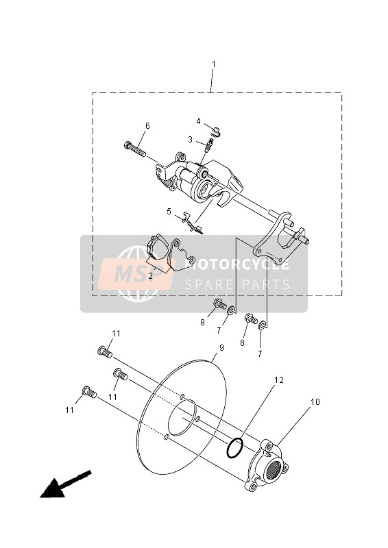 1SCF58240000, Ontluchtingsschroef, Yamaha, 0