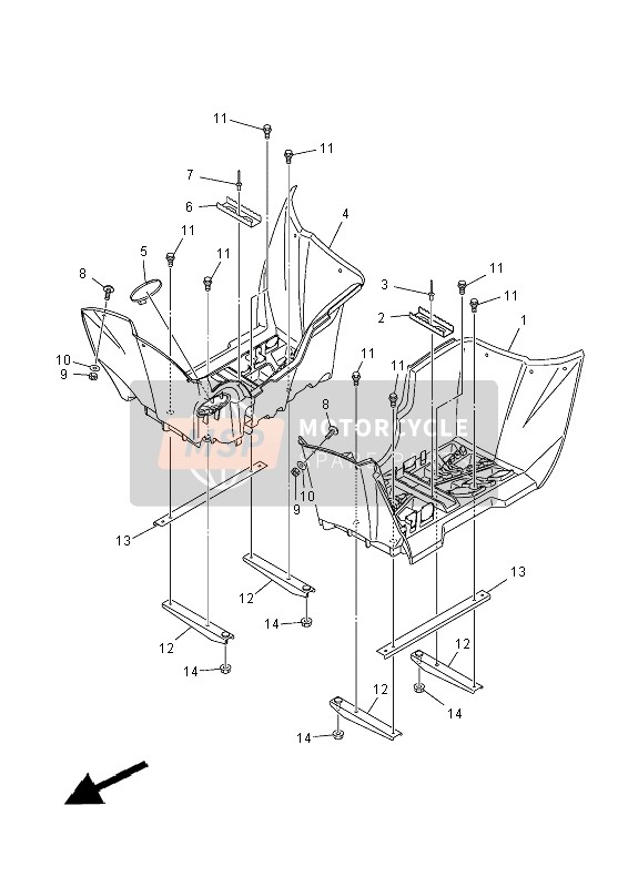 1SCF171S0000, Rivet, Yamaha, 0