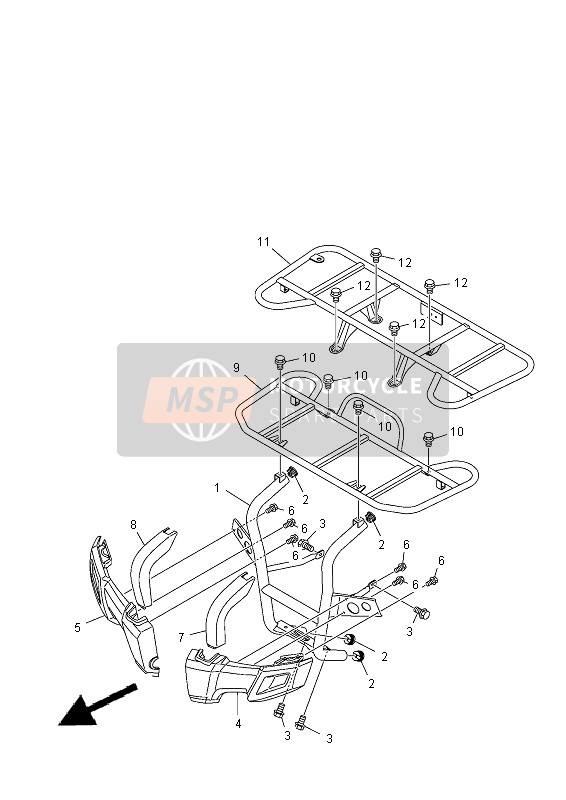 1SCF84160000, Amortisseur 2, Yamaha, 0