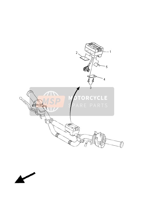 Yamaha YFM350R RAPTOR 2013 Meter for a 2013 Yamaha YFM350R RAPTOR