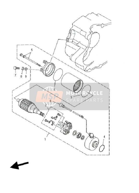 Yamaha YFM125 BREEZE 2002 Comenzando Motor para un 2002 Yamaha YFM125 BREEZE