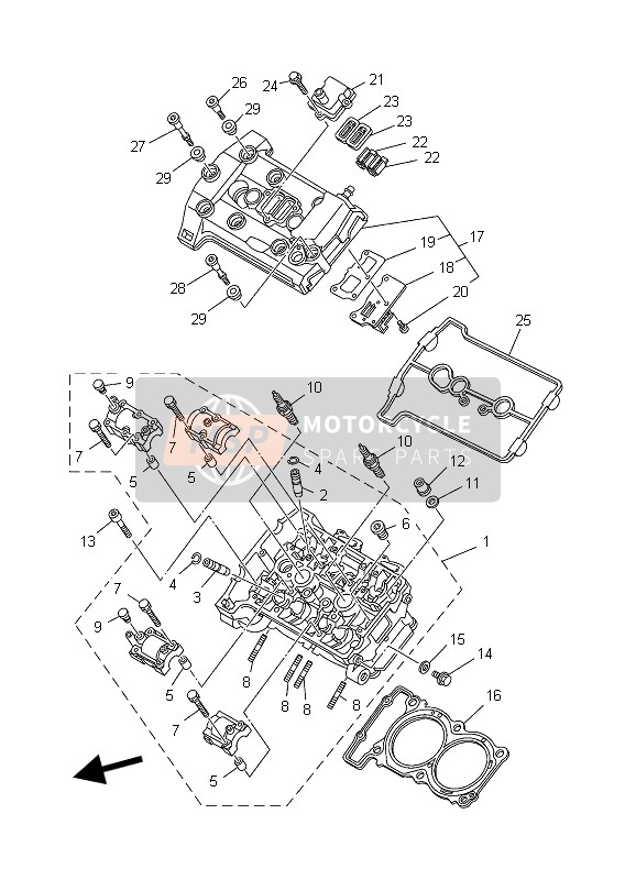 3LD111331000, Guide, Intake Valve, Yamaha, 2