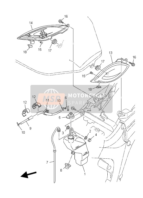 904450802300, Durite, Yamaha, 0