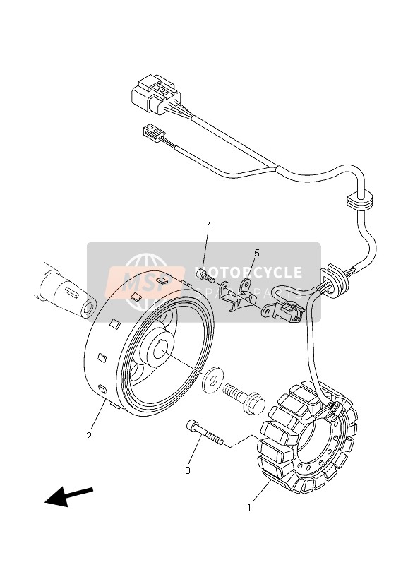 Yamaha TDM900A 2006 Generador para un 2006 Yamaha TDM900A