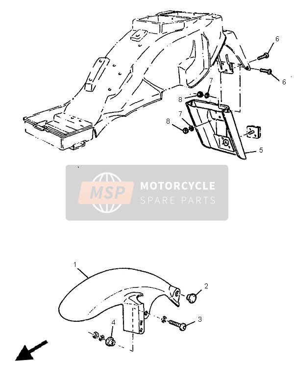 yamaha motorcycle parts diagram