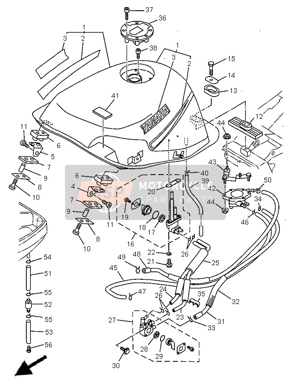 950270601000, Boulon, Yamaha, 4