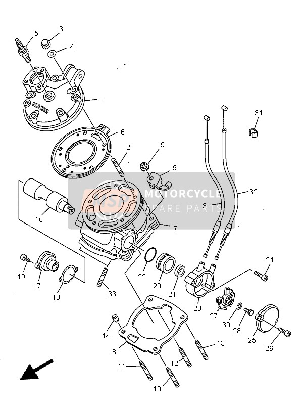 901160839200, Stehbolzen, Yamaha, 3