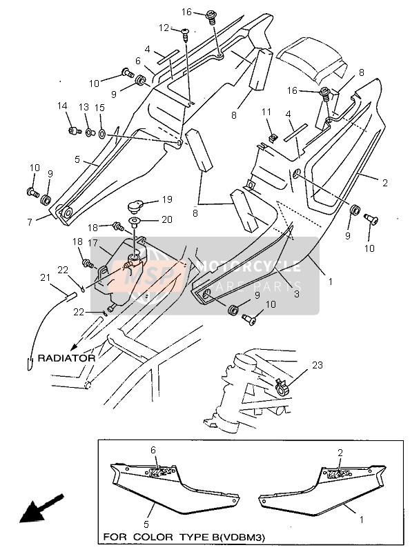 904670800300, Clip, Yamaha, 2