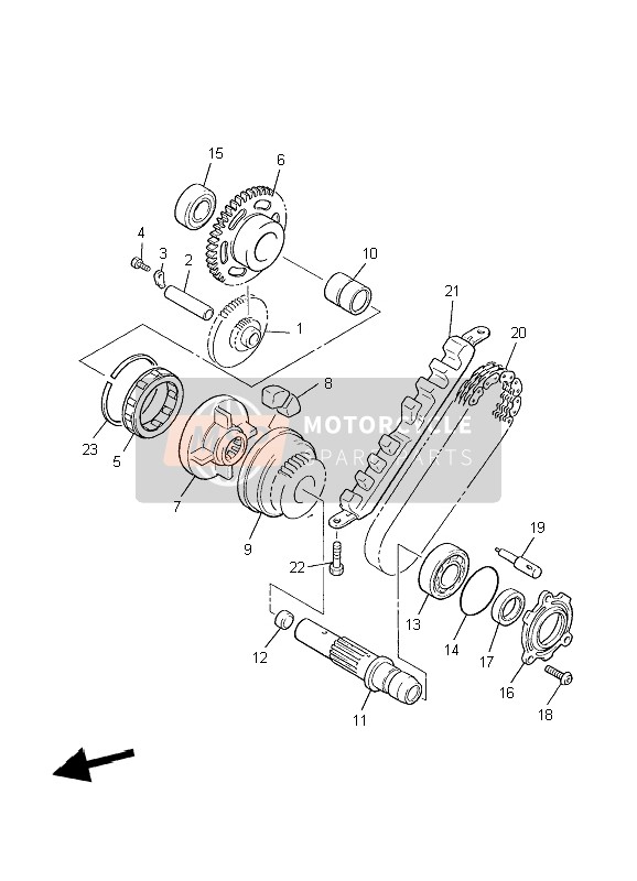 Yamaha XJR1300 2006 Starter 2 for a 2006 Yamaha XJR1300