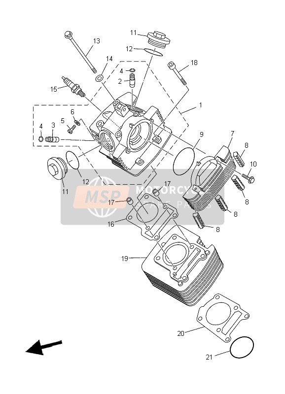 985170602000, Vis Tete Tronconique, Yamaha, 3