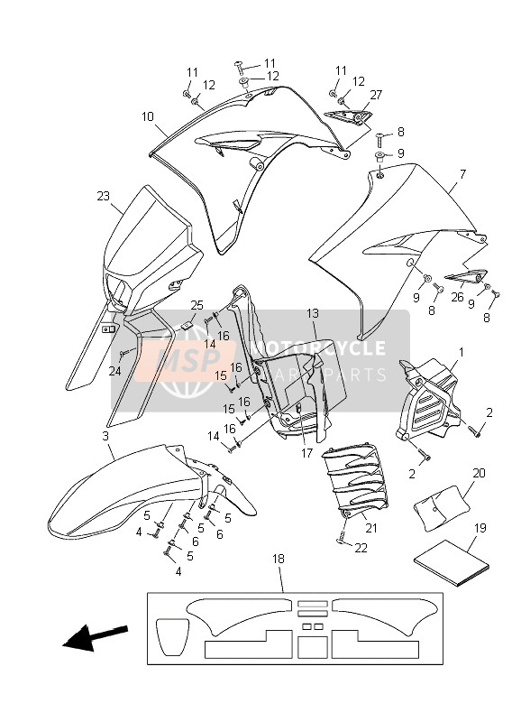 13DE54180000, Couvercle,  Carter De, Yamaha, 2