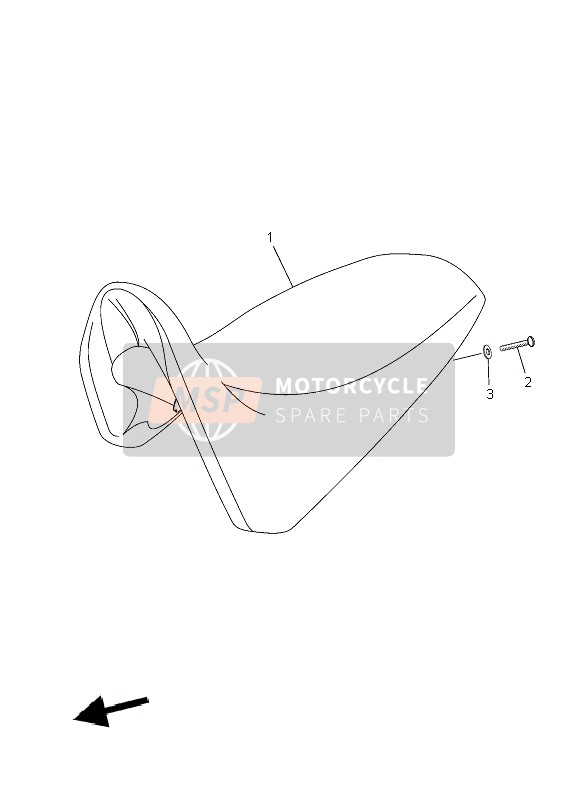 Yamaha XT125X 2006 Seat for a 2006 Yamaha XT125X