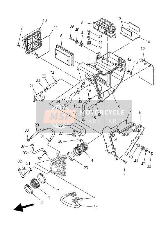 903380880100, Bout, Yamaha, 1