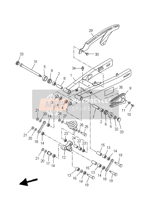 933153205300, Bearing, Yamaha, 0