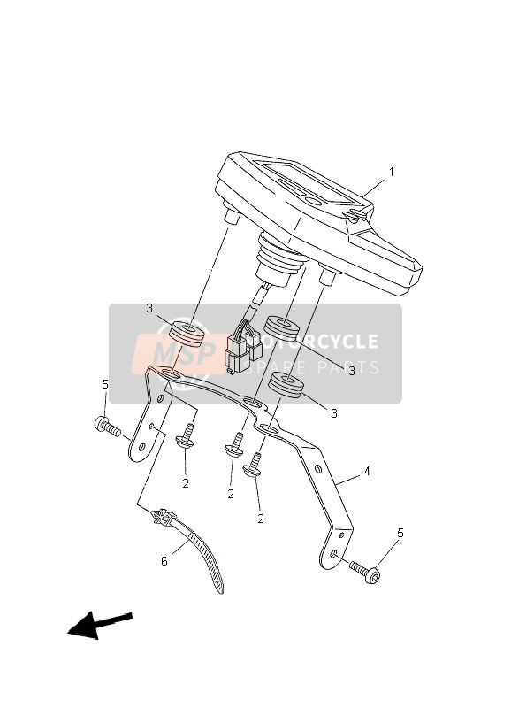 5VK835006500, Meter Assy, Yamaha, 0