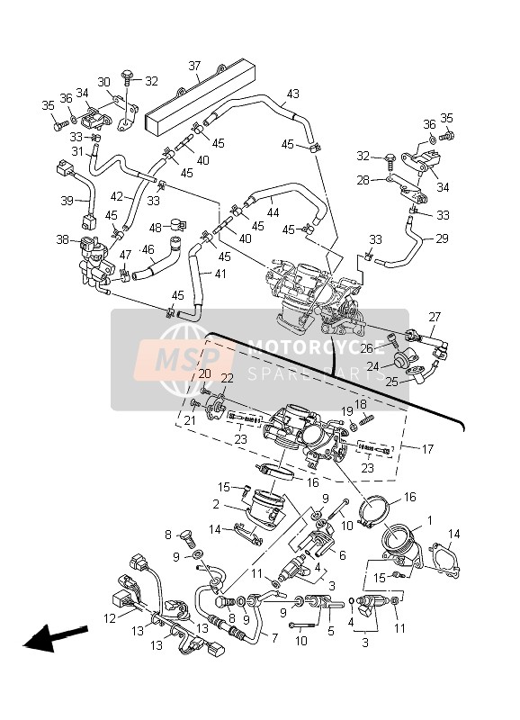 1D7858800100, Linear, Control Valve, Yamaha, 1