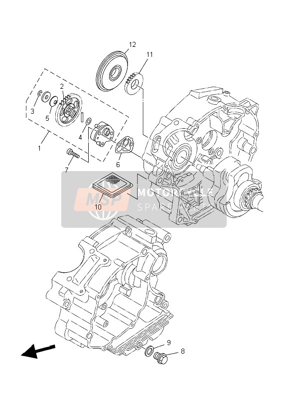 5VLE33000100, Pompe A Huile Comple, Yamaha, 0