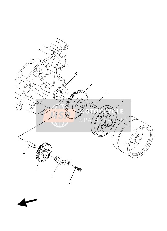 5VLE55320000, Plate, Idle Uitrusting, Yamaha, 0