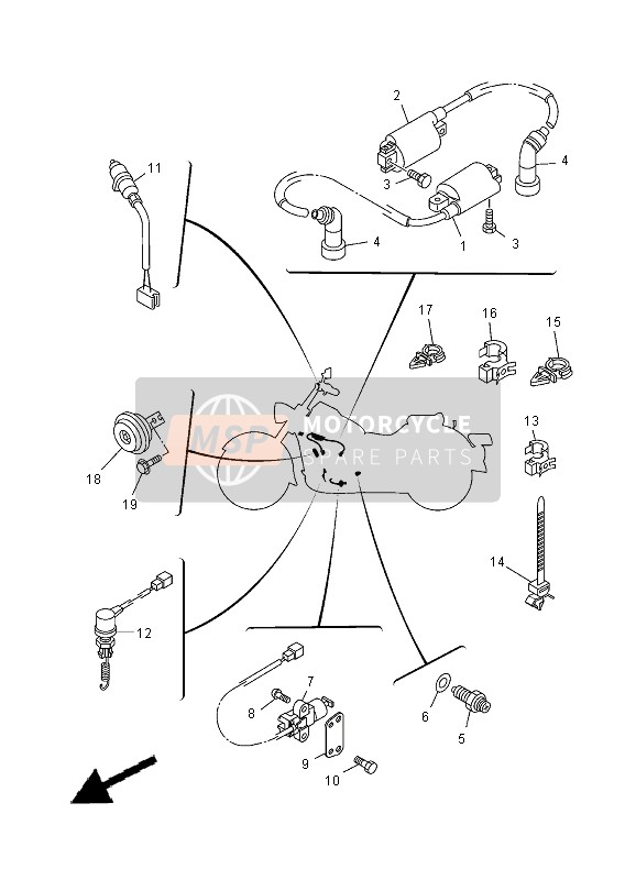 904642521700, Clamp, Yamaha, 2