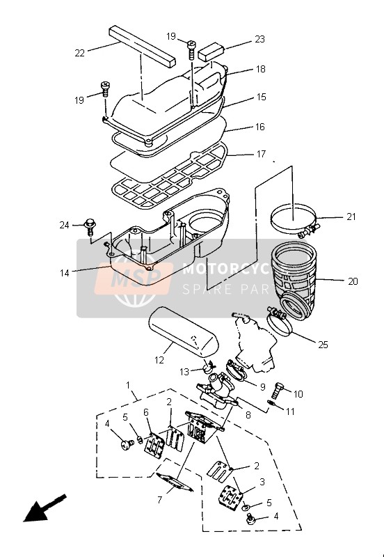 904672005000, Klem (4V3), Yamaha, 4