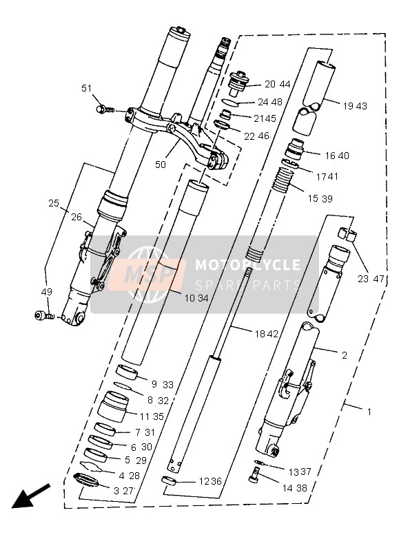 1KT231440000, Joint,  ANTI-POUSSIER, Yamaha, 0