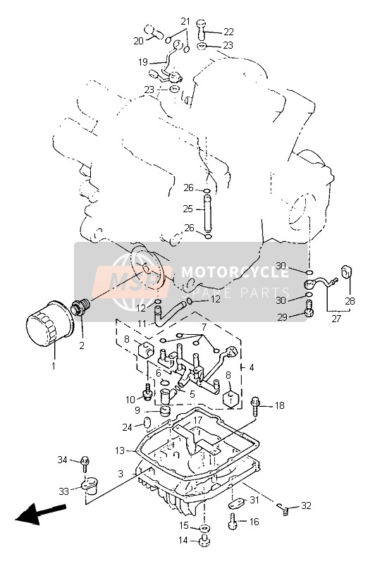 26H134170100, Cover, Strainer, Yamaha, 0