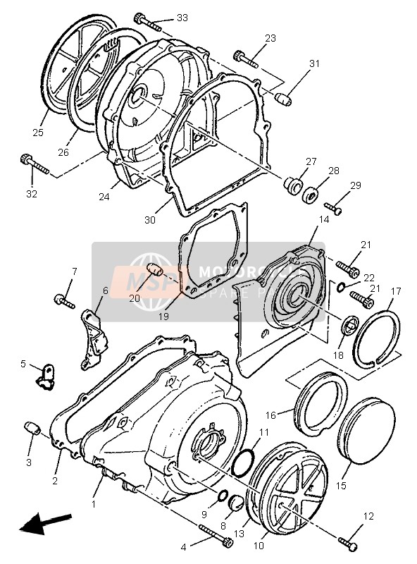 904650822000, Clamp, Yamaha, 2