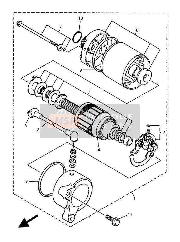 3HE818500000, Avvolgimento            FZR600, Yamaha, 1