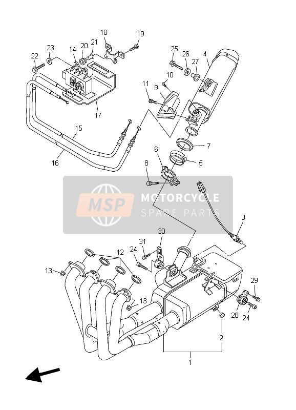 13S1133F0100, Cable 2, Yamaha, 0