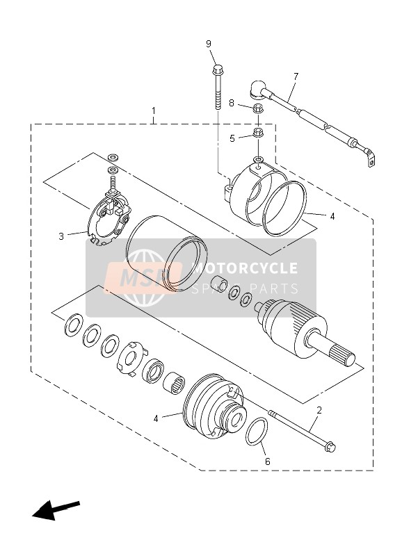 4WP818260000, Bout, Yamaha, 1