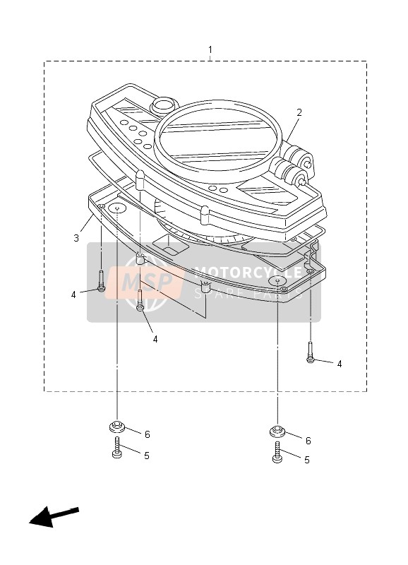 903870503000, Distanziale, Yamaha, 0