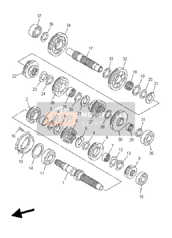 90387281T800, Collar, Yamaha, 4