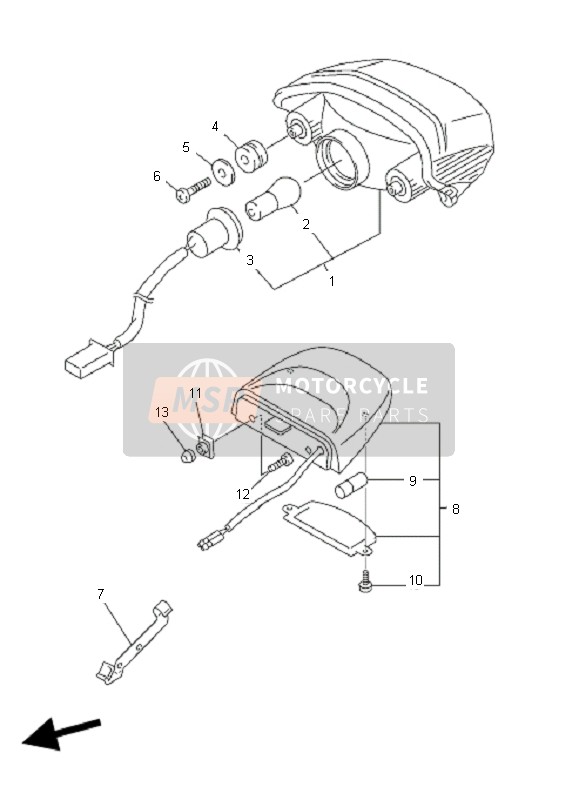 9015405X0300, Screw, Binding (11H), Yamaha, 0