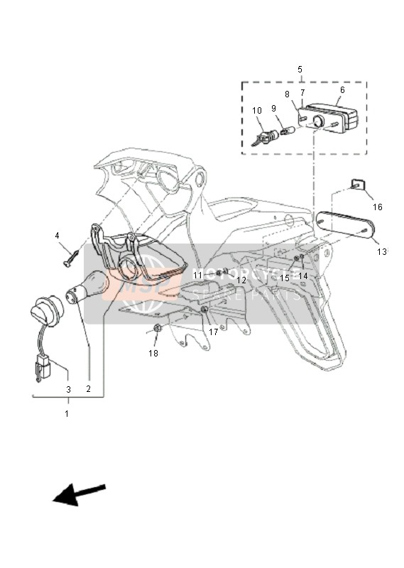 9570L0430000, Nut, Nylon, Yamaha, 1