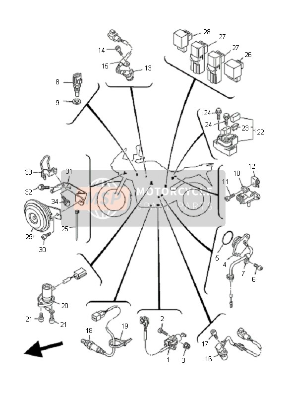 1C7823800000, Druckgeber, Yamaha, 0