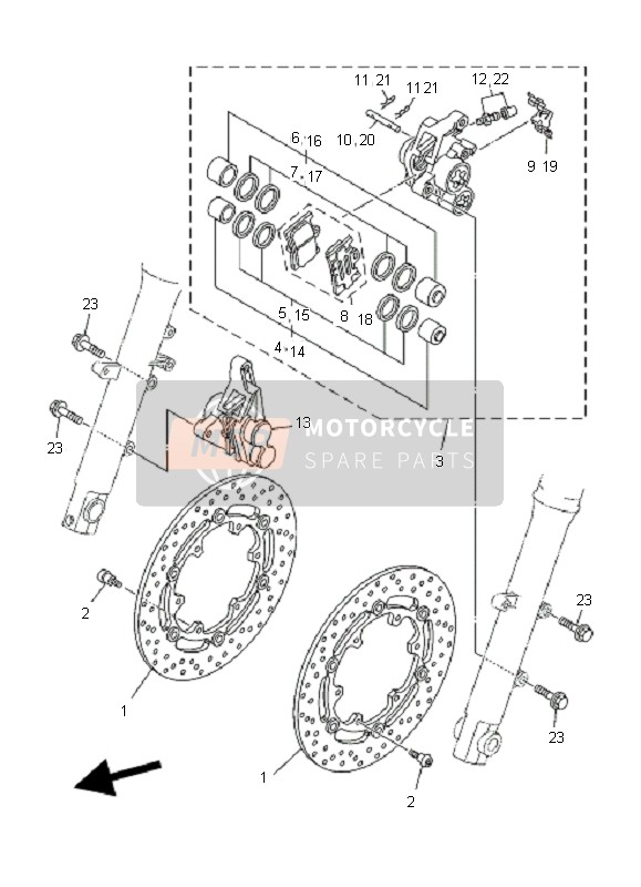 BREMSSATTEL VORNE