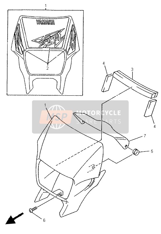 901490626300, Locking Screw, Yamaha, 5