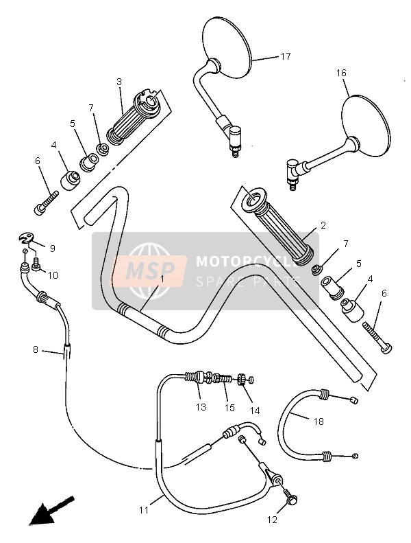 Steering Handle & Cable